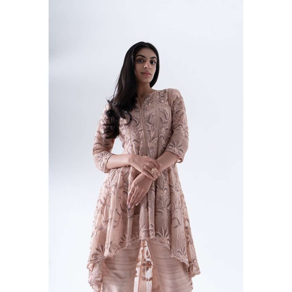 SAISHA High Low Kurti With Pant (Set of 2)