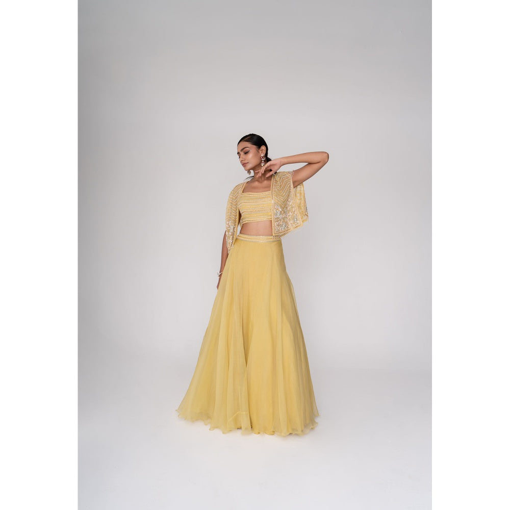 SAISHA Short Jacket With Skirt & Top (Set of 3)