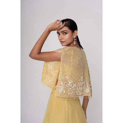 SAISHA Short Jacket With Skirt & Top (Set of 3)