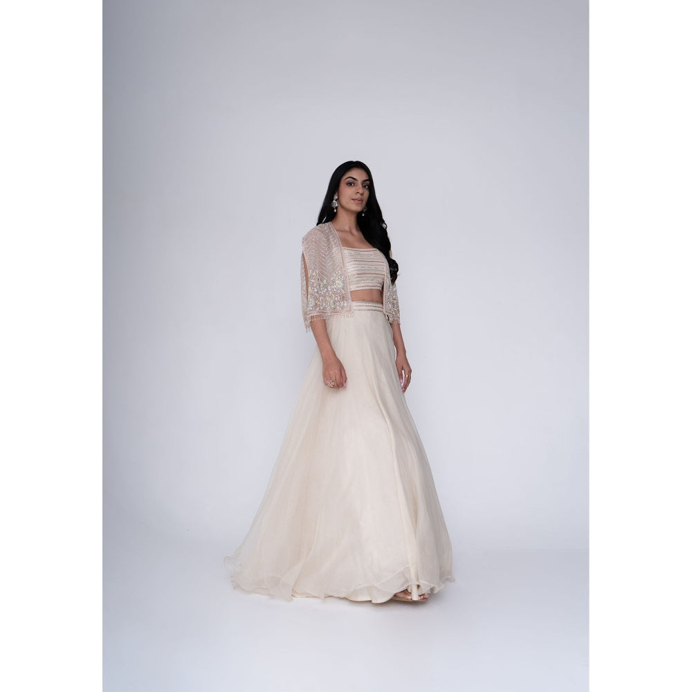 SAISHA Short Jacket With Skirt & Top (Set of 3)