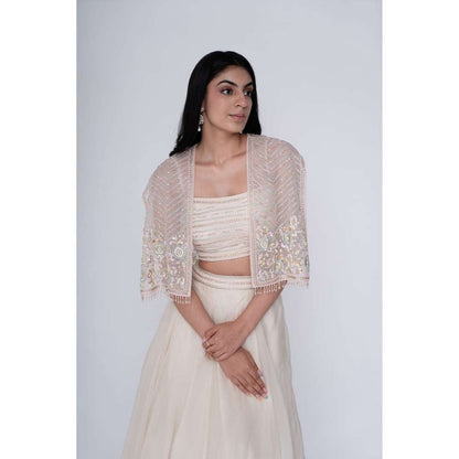 SAISHA Short Jacket With Skirt & Top (Set of 3)