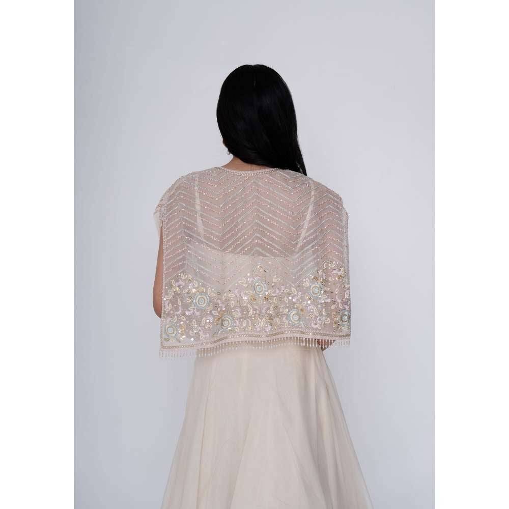 SAISHA Short Jacket With Skirt & Top (Set of 3)