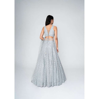 SAISHA Heavy Embroidered Lehenga (Set of 3)