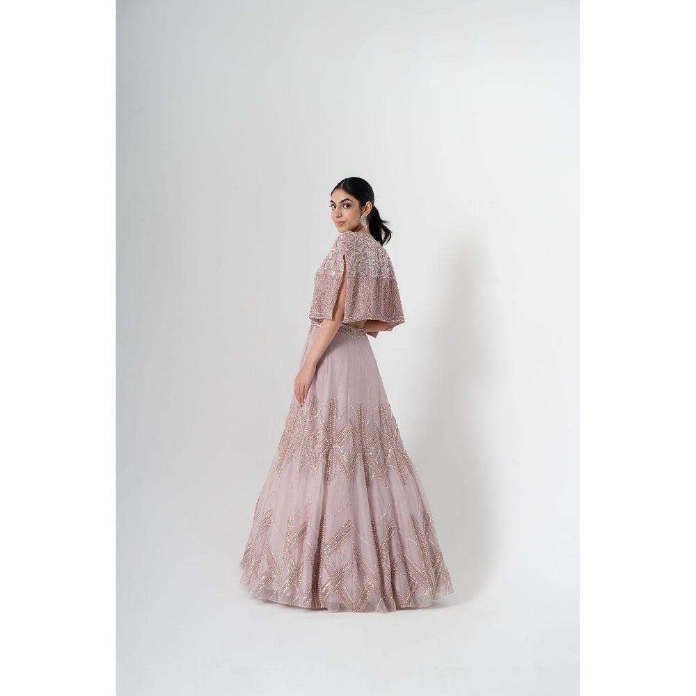 SAISHA Cape Lehenga (Set of 3)