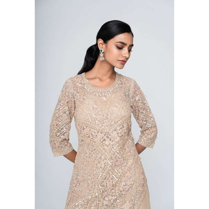 SAISHA Petal Cut Kurti With Sharara (Set of 2)