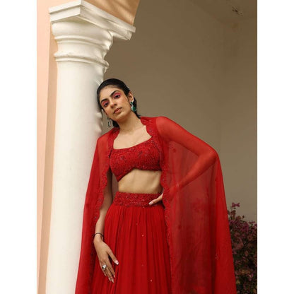 SAISHA Lehenga & Blouse With Dupatta (Set of 3)