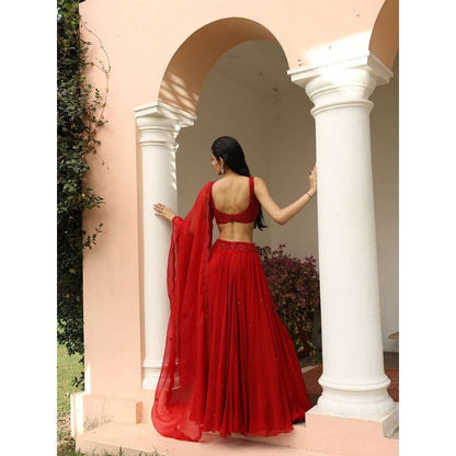 SAISHA Lehenga & Blouse With Dupatta (Set of 3)