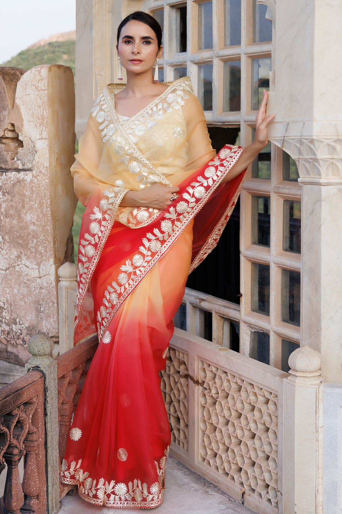 Bandhani Ghatchola - Chunri Gaji Silk Sarees – Geroo Jaipur