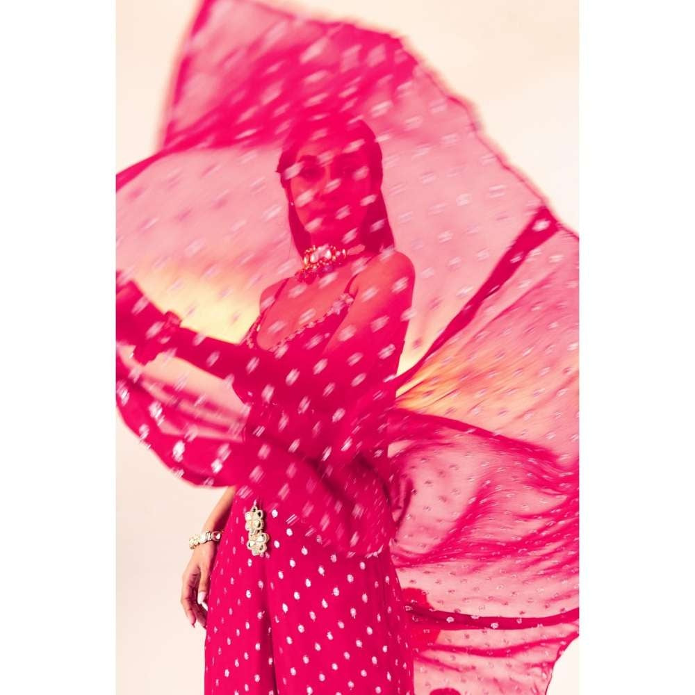 Silky Bindra Centre Tie-Up Tunic And Straight Pant (Set of 2)