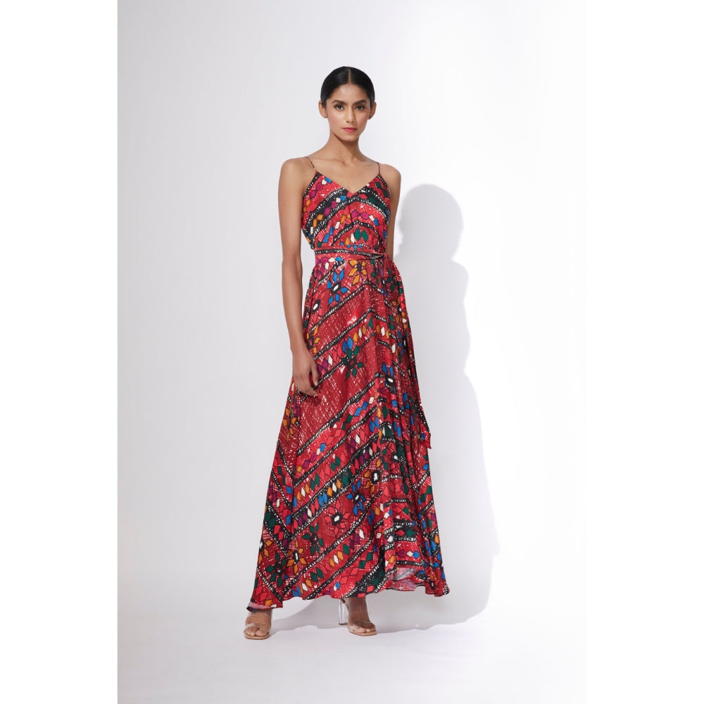 Saaksha and Kinni Multi-Color Printed Dress