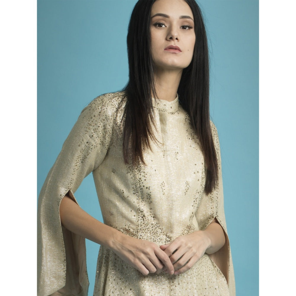 Saksham & Neharicka Mokaish Work Kurta And Pant - (Set of 2)