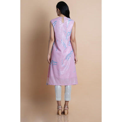 Saksham & Neharicka Lavender Gelato Embellished Kurta