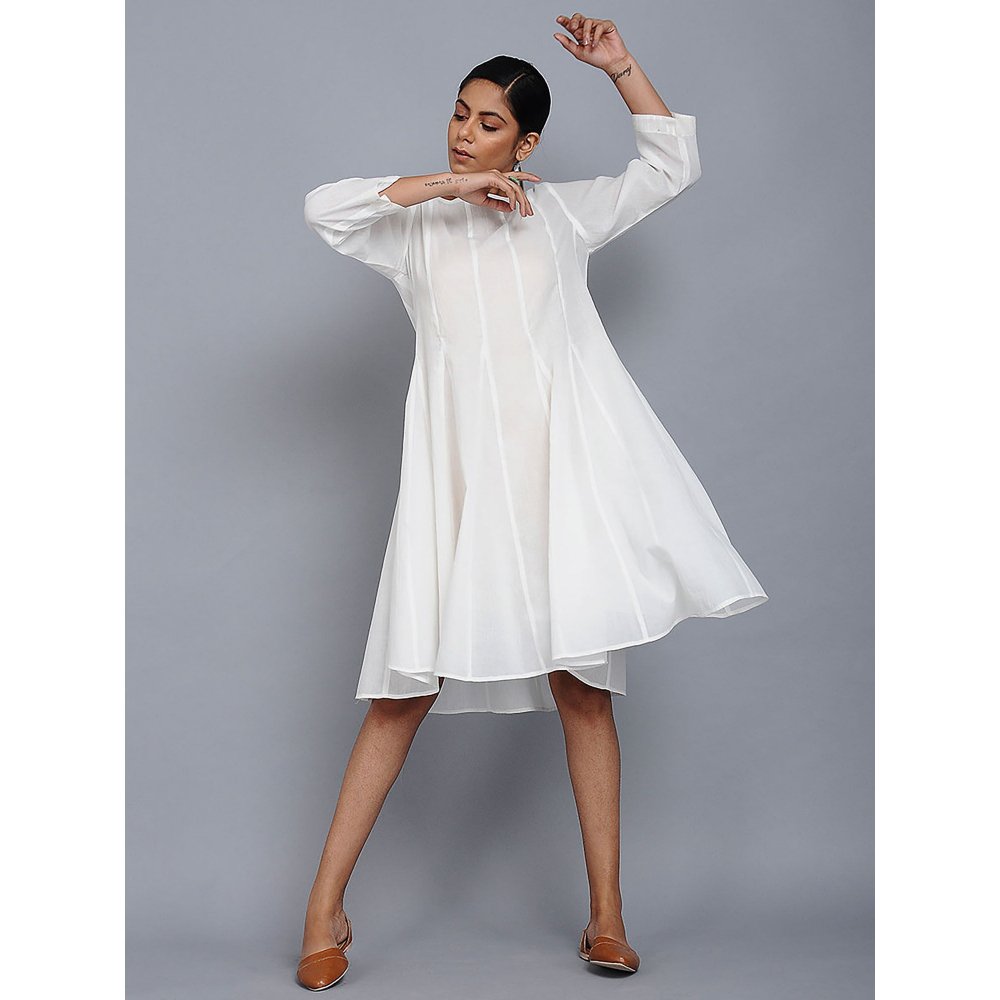 Smriti Gupta Off White Cotton Dress