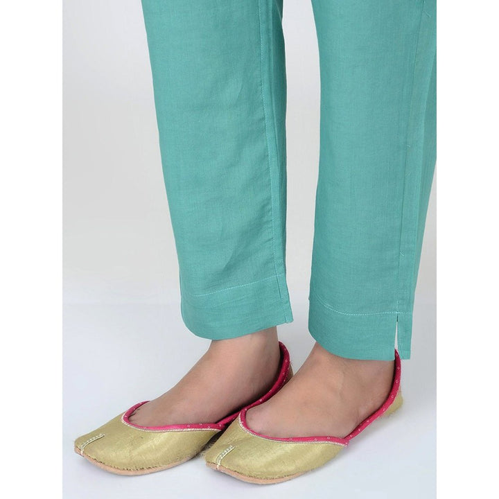 Smriti Gupta Emerald Green Cotton Pant