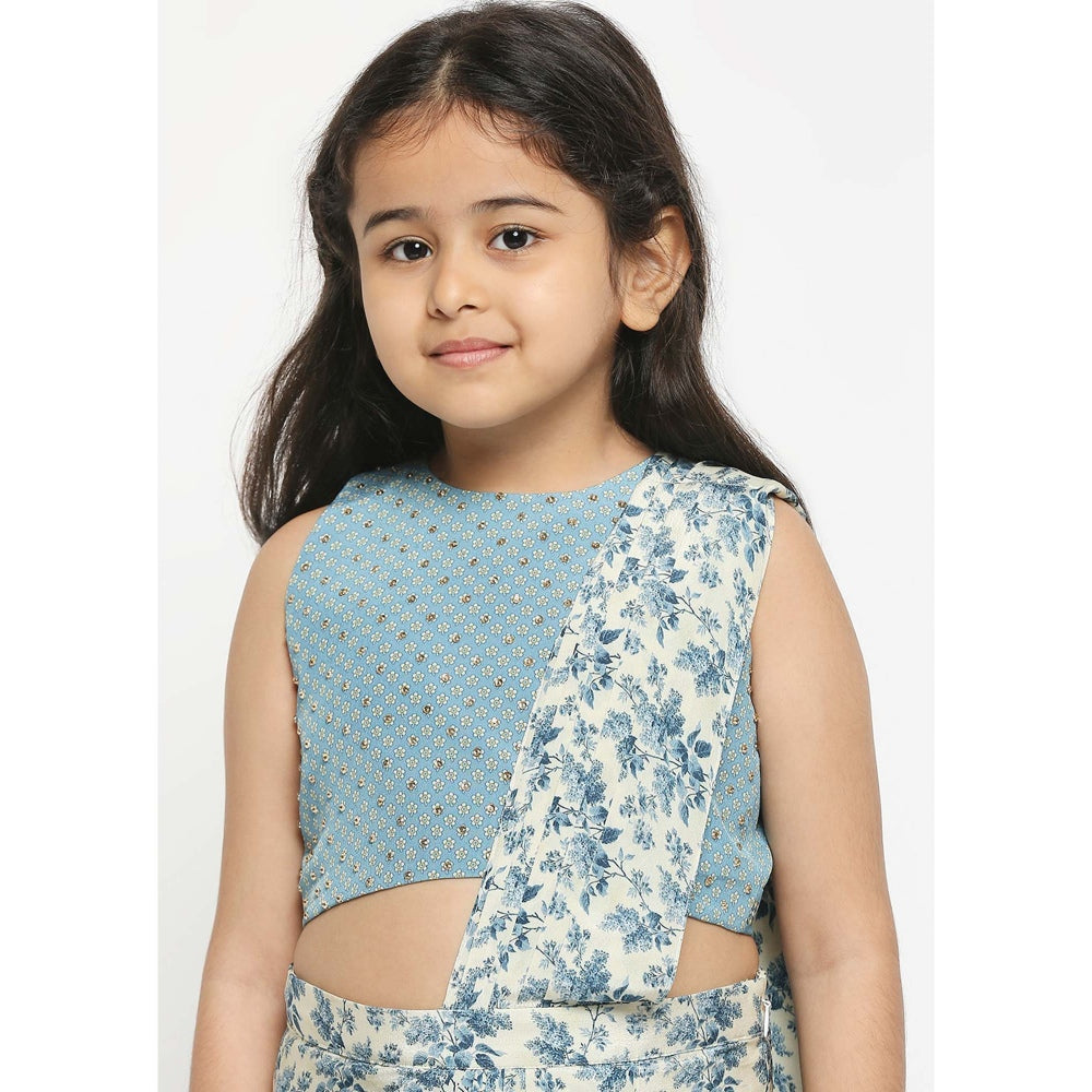 Soup by Sougat Paul Floral Printed Pre Stitched Saree