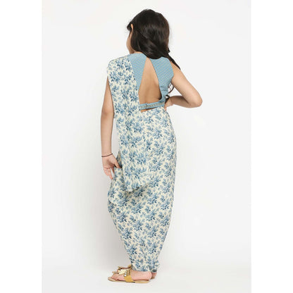 Soup by Sougat Paul Floral Printed Pre Stitched Saree