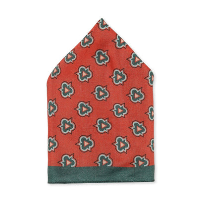 Soup by Sougat Paul Red Color Pocket Square