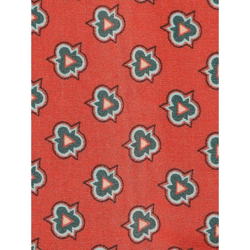 Soup by Sougat Paul Red Color Pocket Square