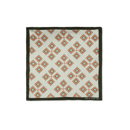 Soup by Sougat Paul Green Color Pocket Square