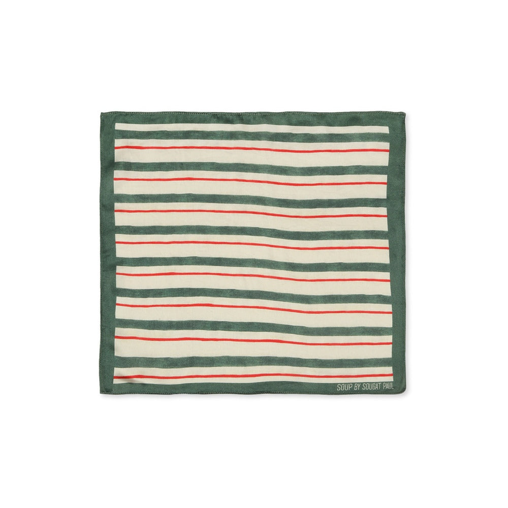 Soup by Sougat Paul Beige Color Pocket Square