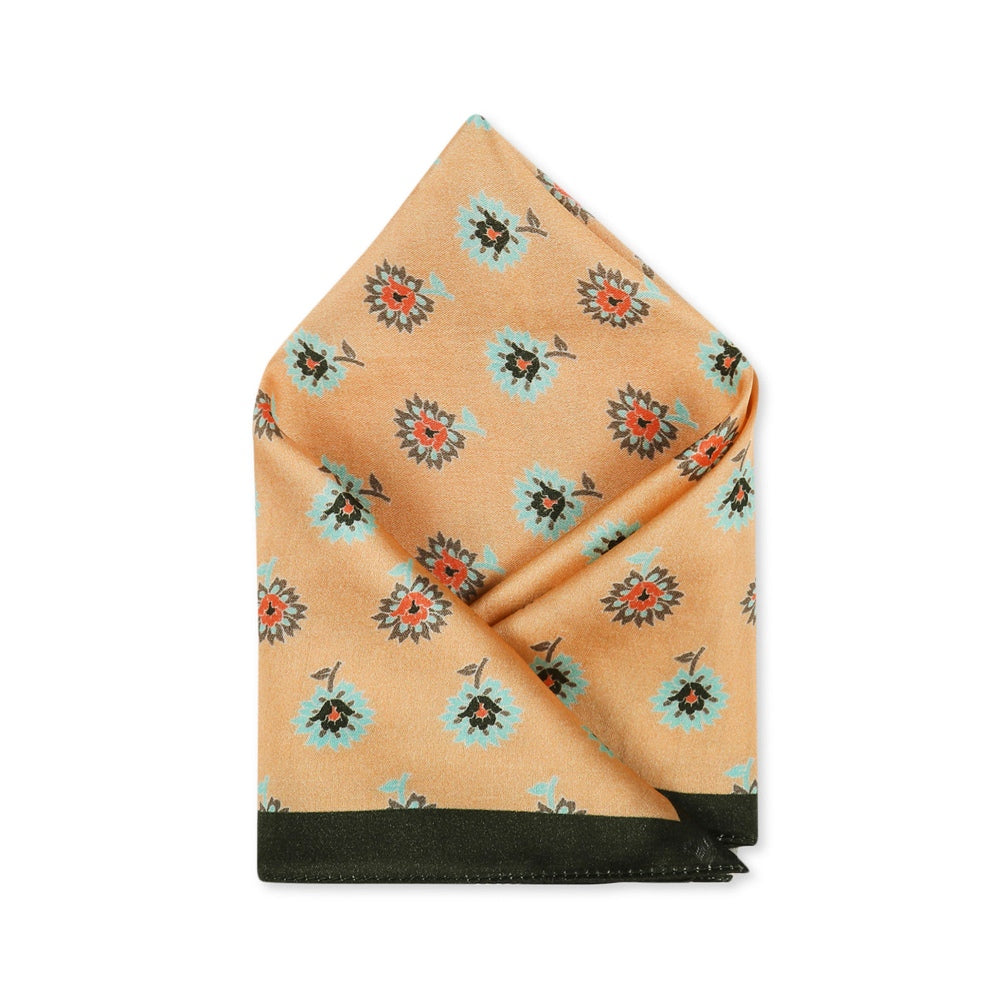 Soup by Sougat Paul Peach Color Pocket Square