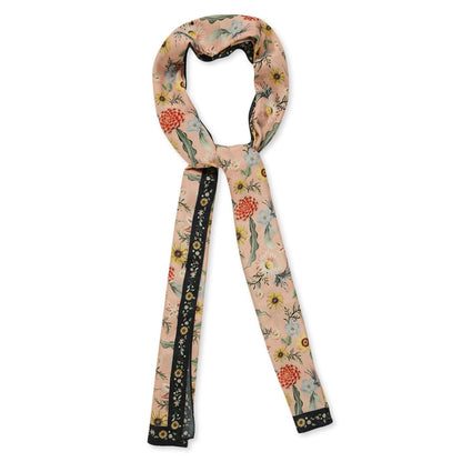 Soup by Sougat Paul Peach Color Printed Scarf