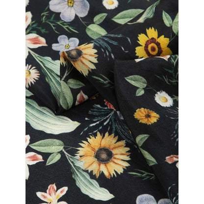 Soup by Sougat Paul Black Color Printed Stole