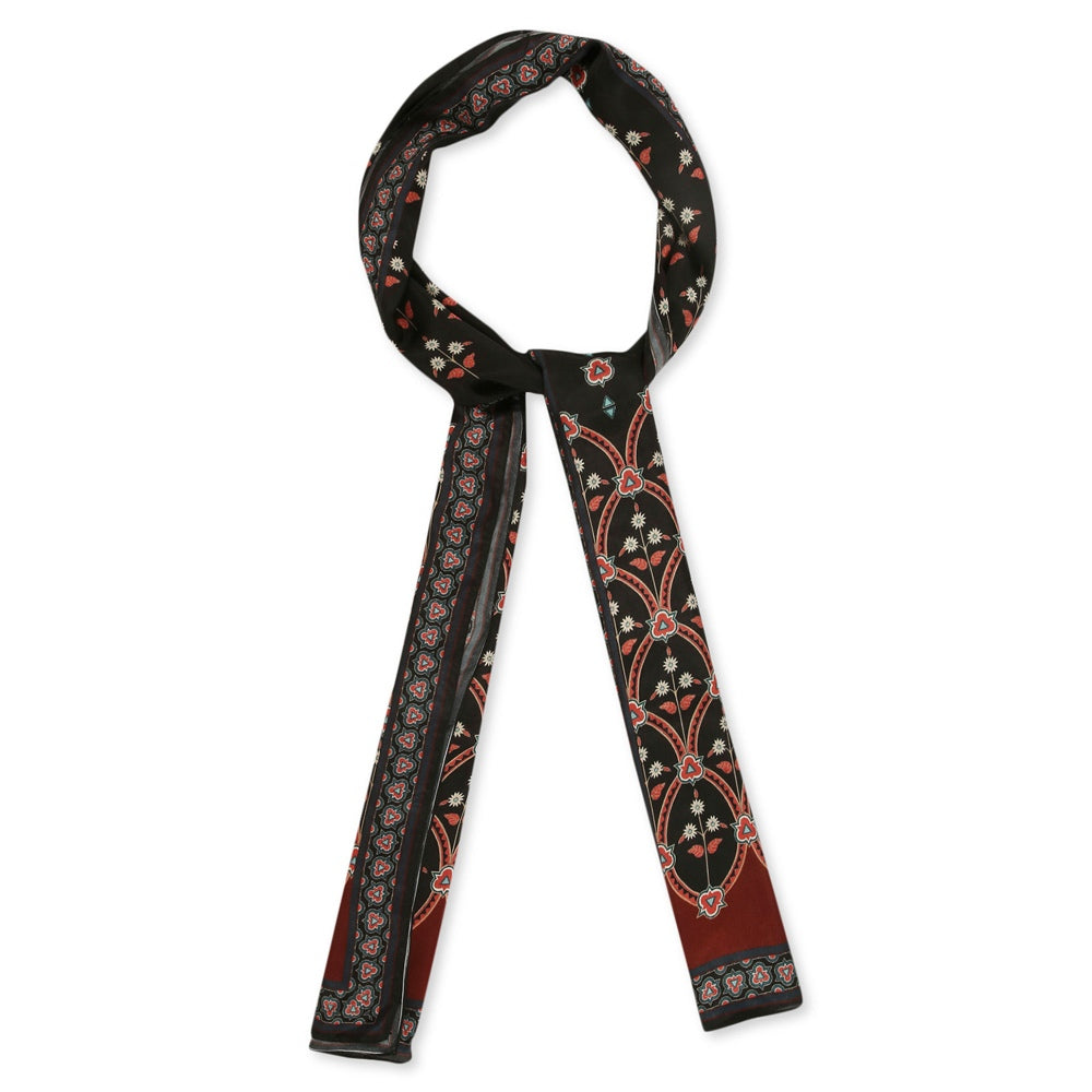 Soup by Sougat Paul Black Printed Scarf