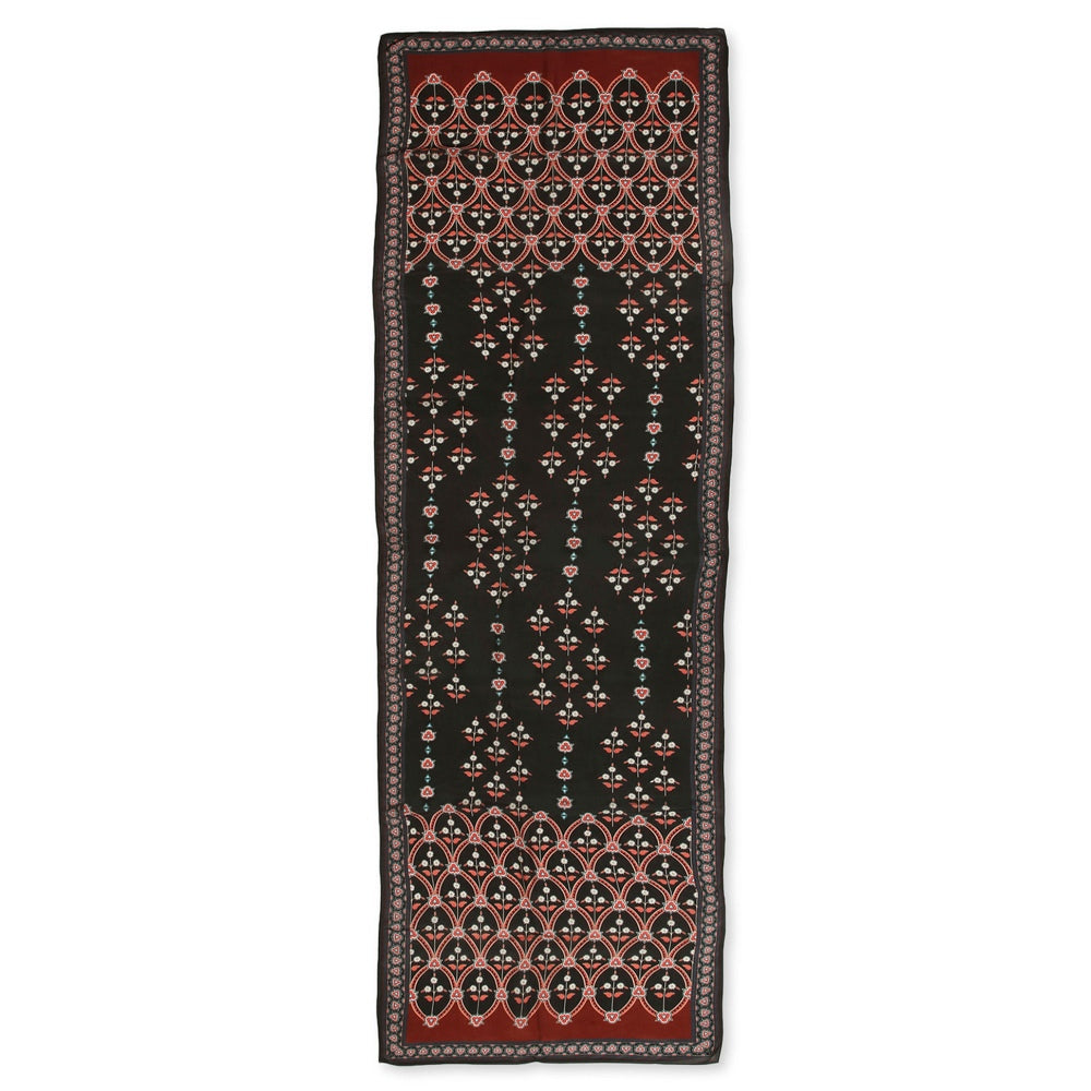 Soup by Sougat Paul Black Printed Scarf