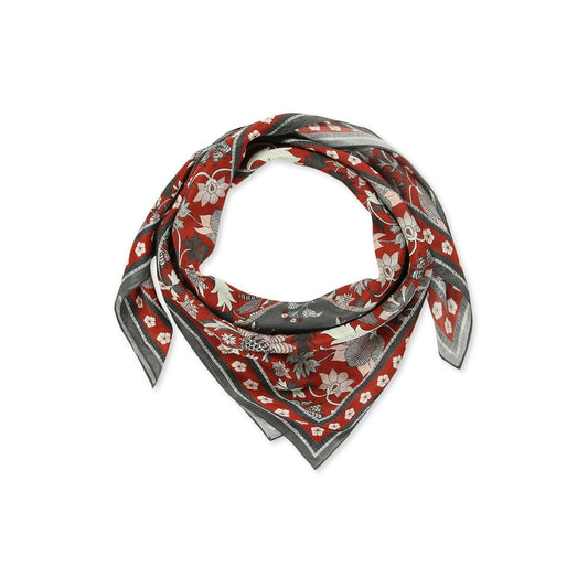 Soup by Sougat Paul Red Color Printed Stole