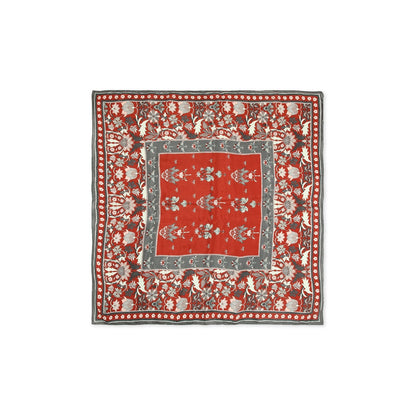 Soup by Sougat Paul Red Color Printed Stole