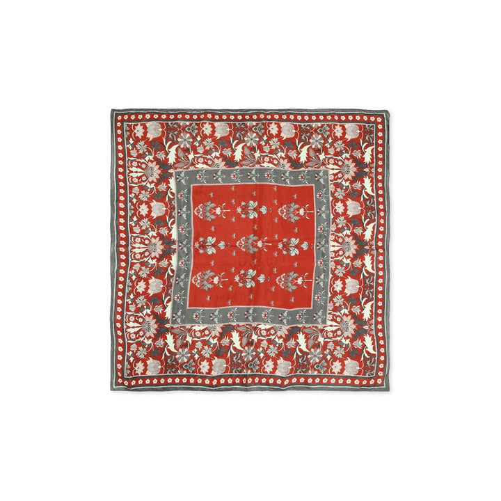 Soup by Sougat Paul Red Color Printed Stole