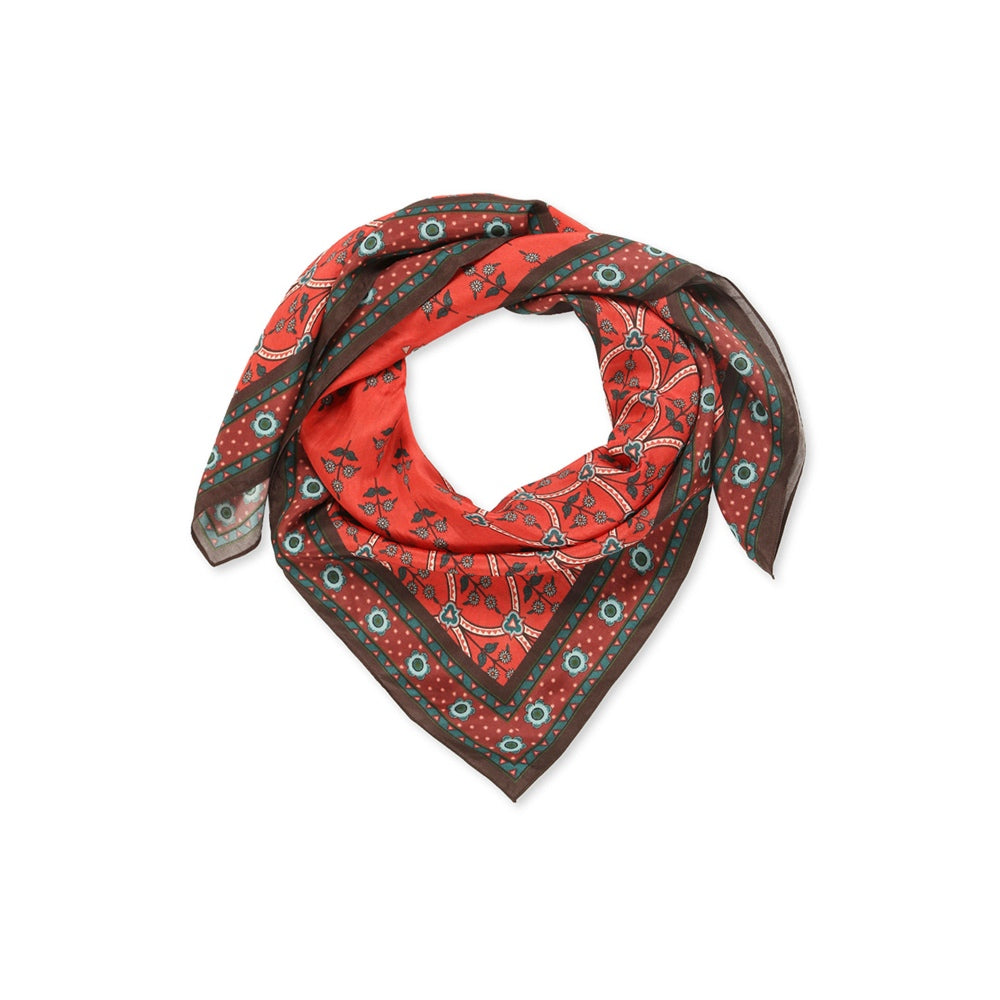 Soup by Sougat Paul Red Color Printed Stole