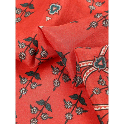 Soup by Sougat Paul Red Color Printed Stole