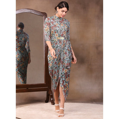 Soup by Sougat Paul Printed Drape Dress