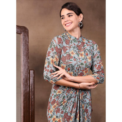 Soup by Sougat Paul Printed Drape Dress