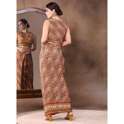 Soup by Sougat Paul Printed Drape Skirt (Set of 3)