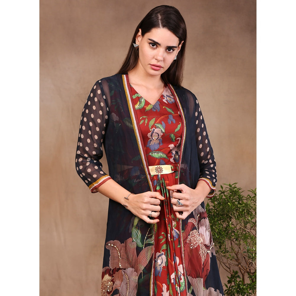 Soup by Sougat Paul Printed Dress (Set of 2)