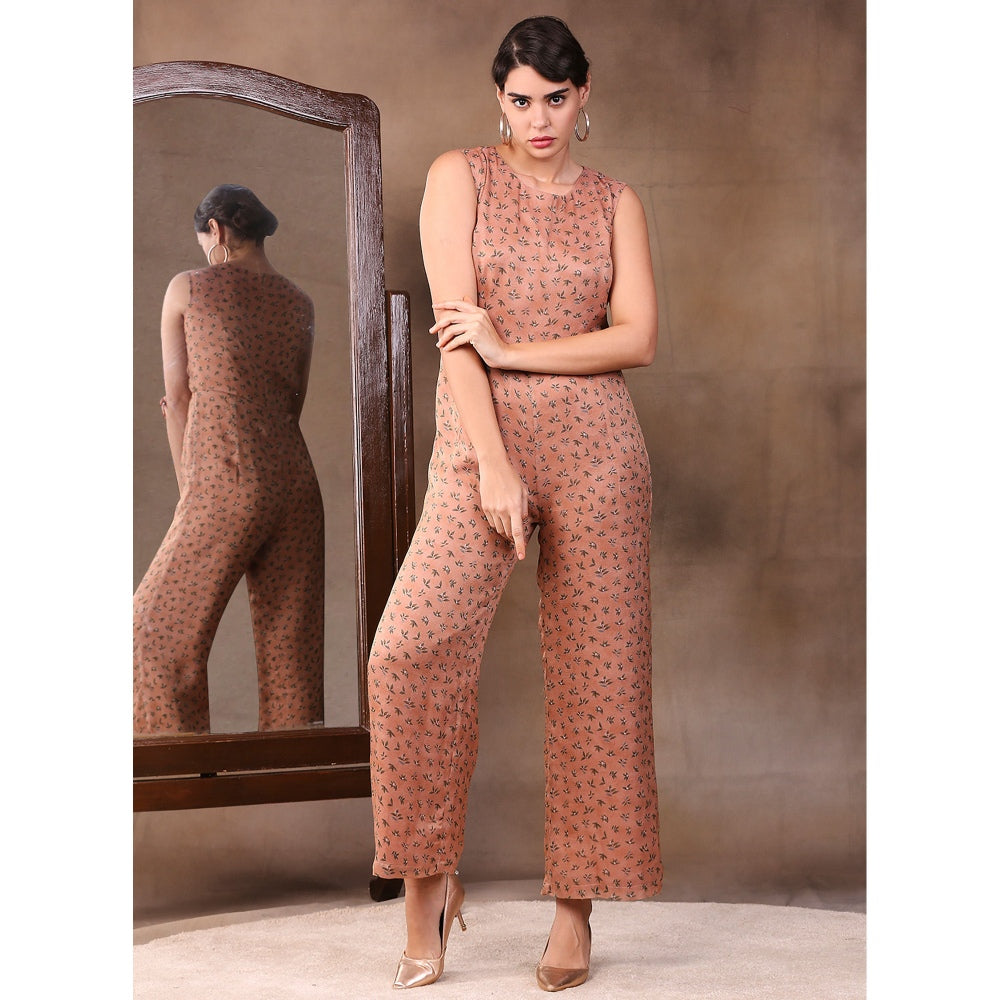 Soup by Sougat Paul Printed Jumpsuit (Set of 2)