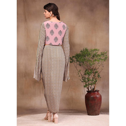 Soup by Sougat Paul Printed Drape Skirt (Set of 2)