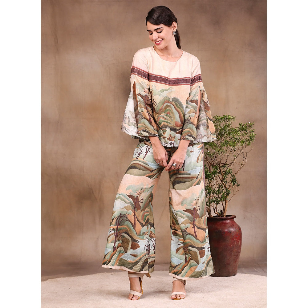 Soup by Sougat Paul Printed Pant (Set of 2)