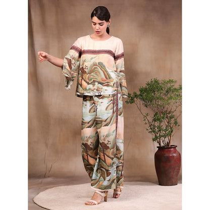 Soup by Sougat Paul Printed Pant (Set of 2)