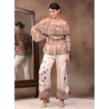 Soup by Sougat Paul Printed Pant (Set of 2)