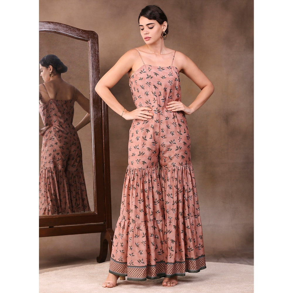 Soup by Sougat Paul Printed Jumpsuit (Set of 2)