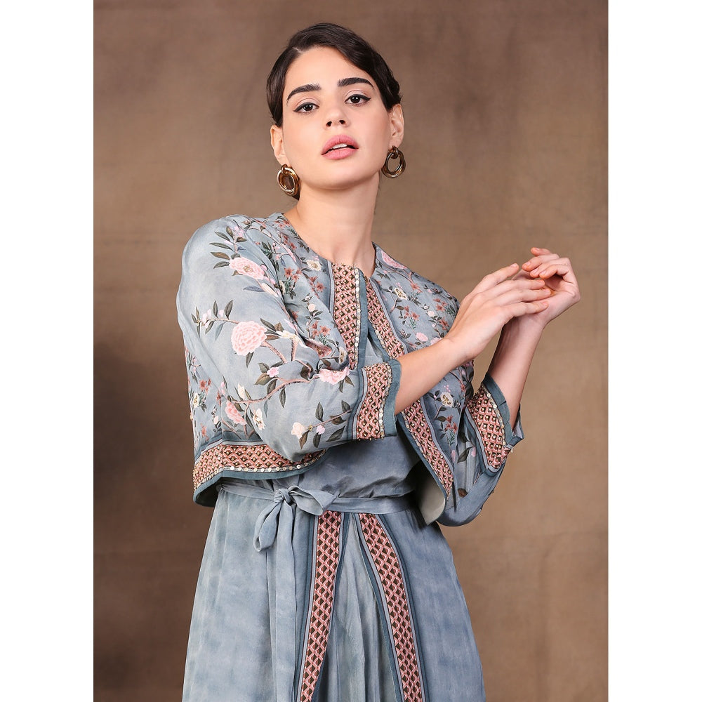 Soup by Sougat Paul Printed Jumpsuit (Set of 2)