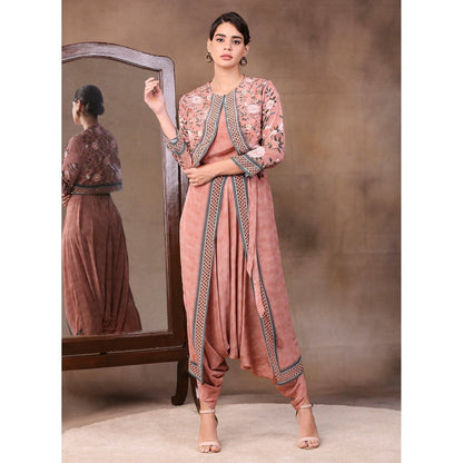 Soup by Sougat Paul Printed Jumpsuit (Set of 2)