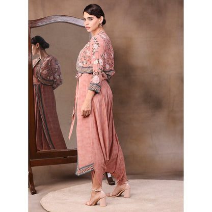 Soup by Sougat Paul Printed Jumpsuit (Set of 2)