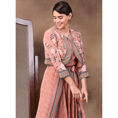 Soup by Sougat Paul Printed Jumpsuit (Set of 2)