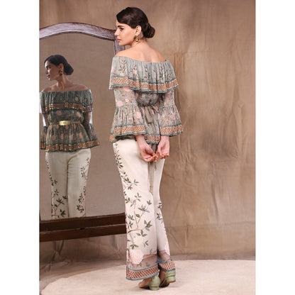 Soup by Sougat Paul Printed Pant (Set of 2)