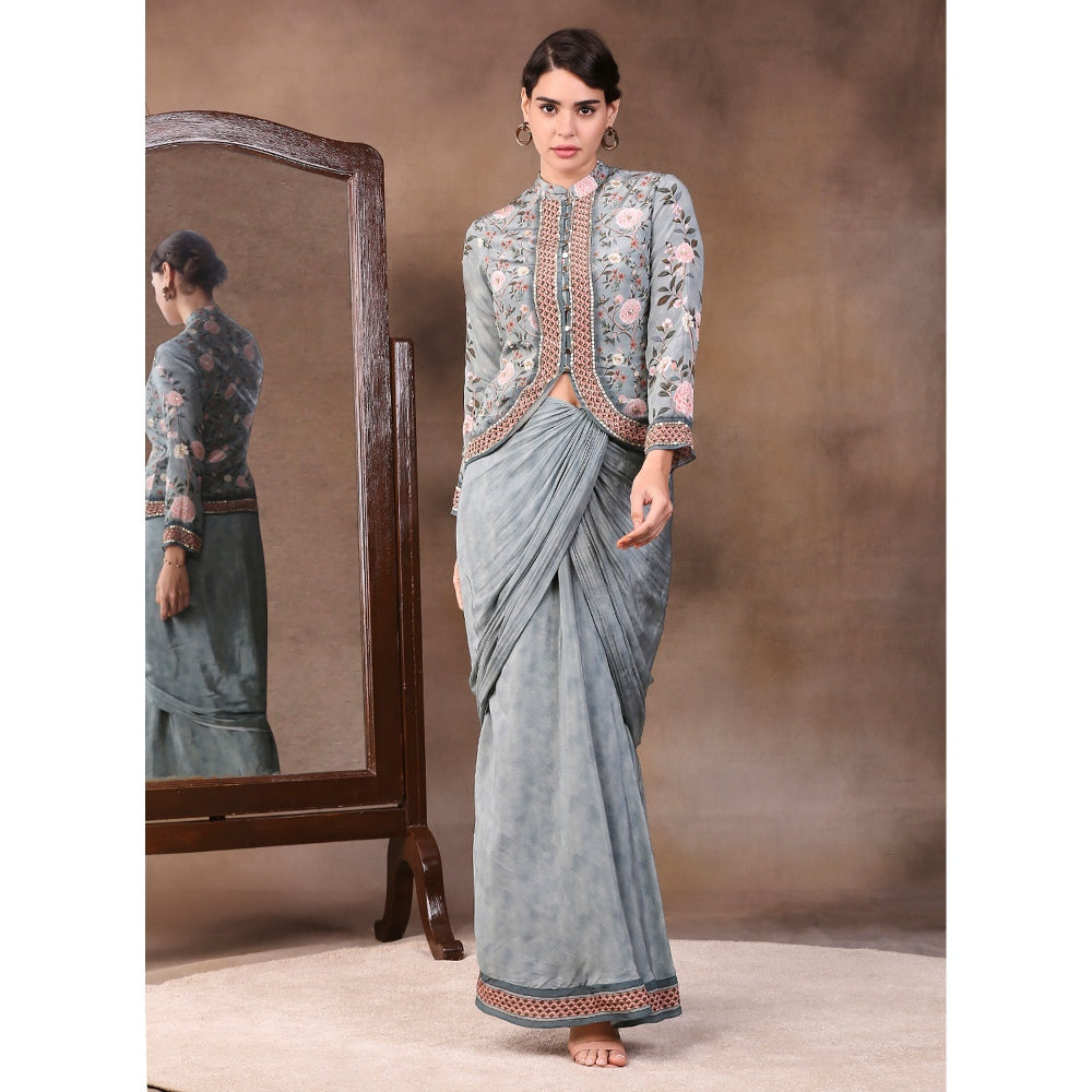 Soup by Sougat Paul Printed Drape Skirt (Set of 2)